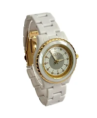 Olivia Pratt White Every Day Acrylic Band Women Watch