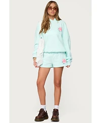 Edikted Women's Beach Bloom Sweat Shorts