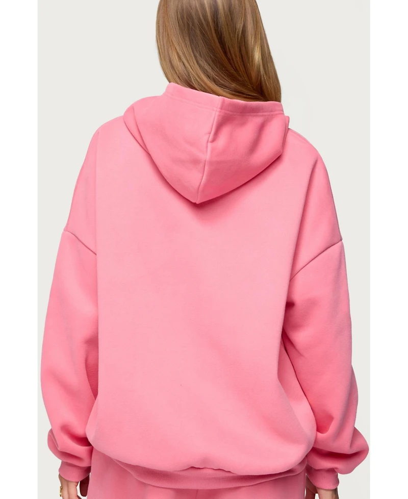 Edikted Women's Strawberry Babe Hoodie