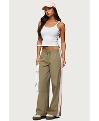 Edikted Women's Annabella Nylon Track Pants