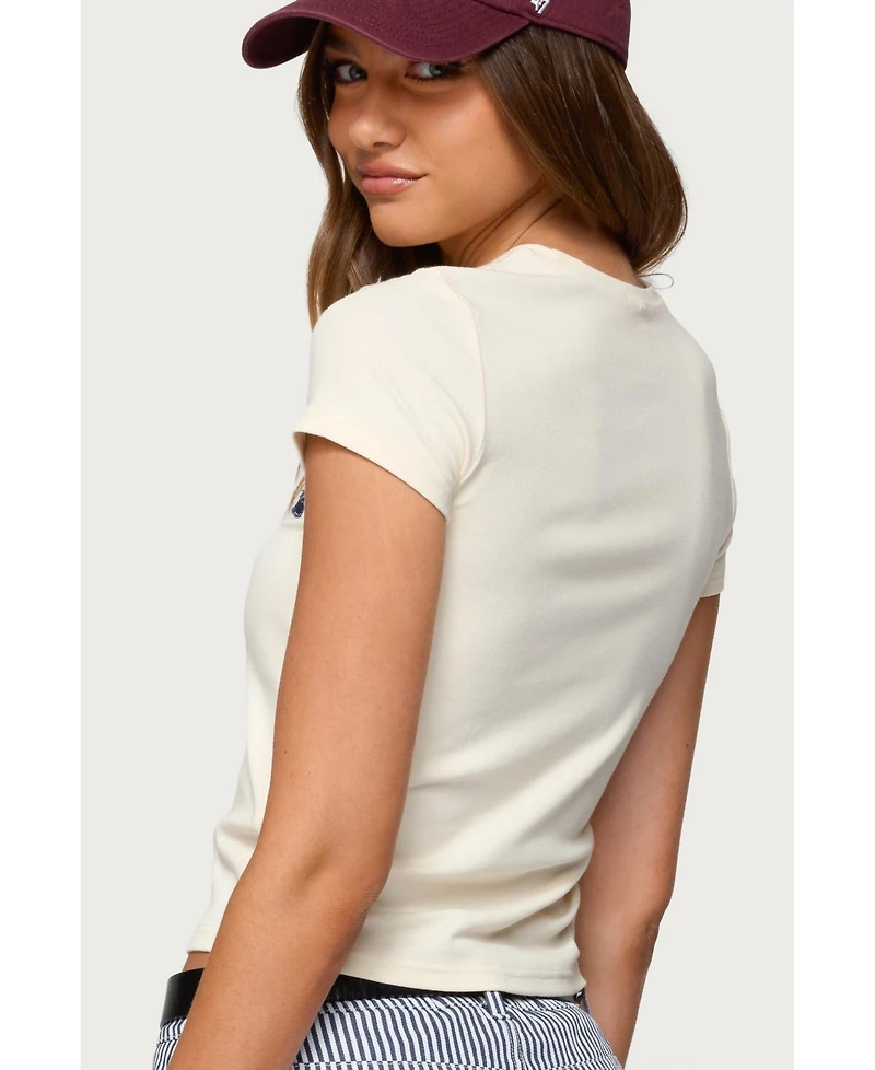 Edikted Women's Cali Babe T Shirt