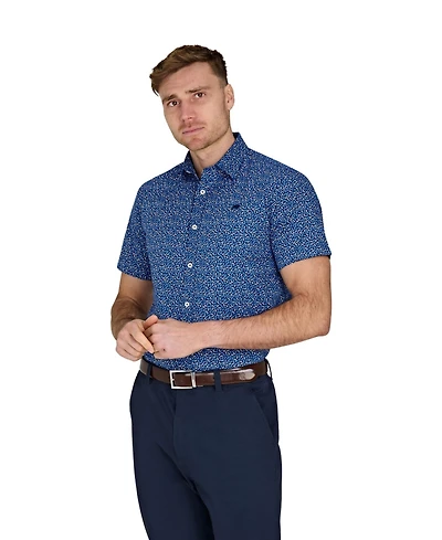 Raging Bull Men's Short Sleeve Flower Bud Shirt