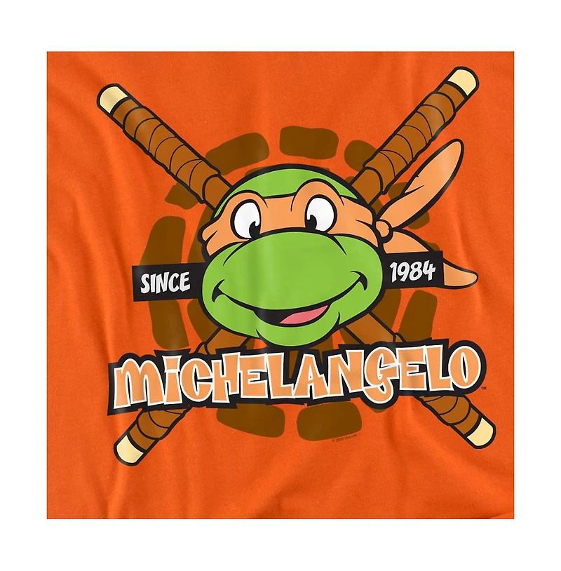 Logovision Men's Tmnt Michelangelo Since 1984 T-Shirt