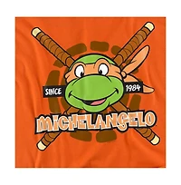 Logovision Men's Tmnt Michelangelo Since 1984 T-Shirt