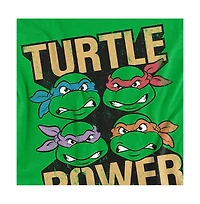 Logovision Men's Teenage Mutant Ninja Turtles Power Headshots T-Shirt