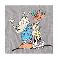 Logovision Men's Rocko's Modern Life Spunky Logo T-Shirt