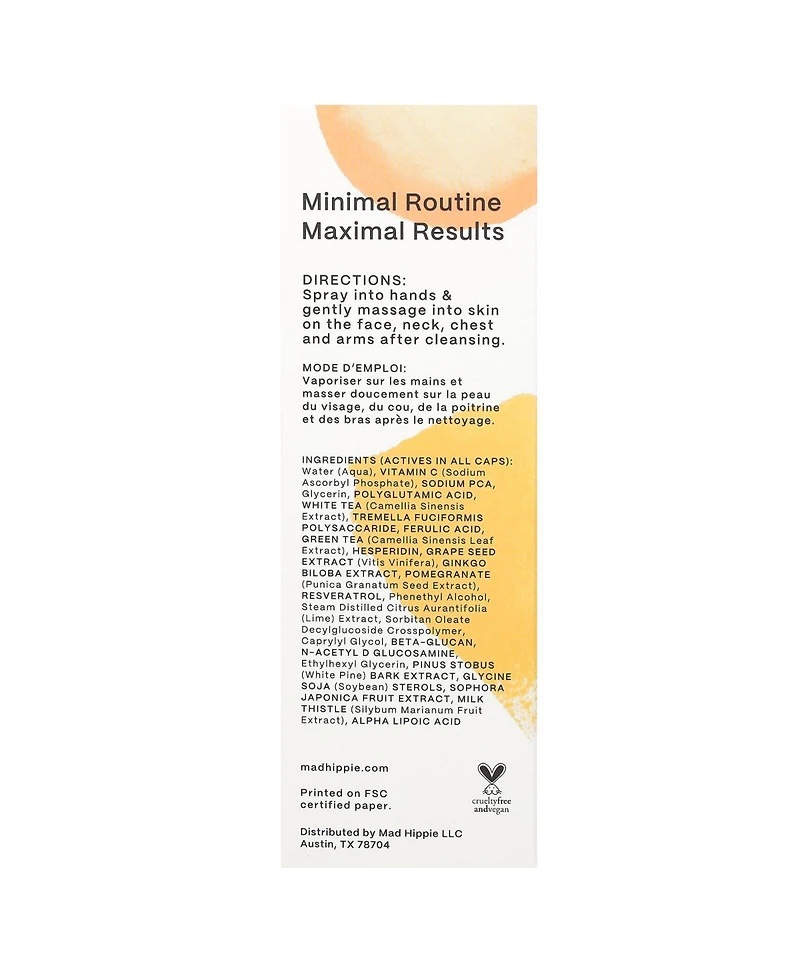 Mad Hippie Hydrating Nutrient Mist