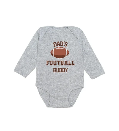 Sweet Wink Baby Boy Dad's Football Buddy Long Sleeve Bodysuit