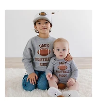 Sweet Wink Little and Big Boys Dad's Football Buddy Sweatshirt