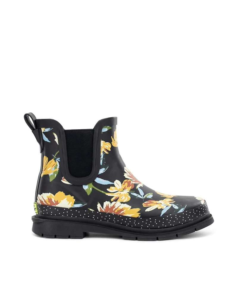 Western Chief Womens Floral Chelsea Rain Boot