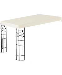 Outsunny 10' x 10' Outdoor Pergola Canopy, Metal Patio Canopy,