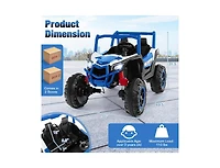2-Seater Kids Ride-On Utv with 2.4G Remote Control for Children Over 3 Years - Navy