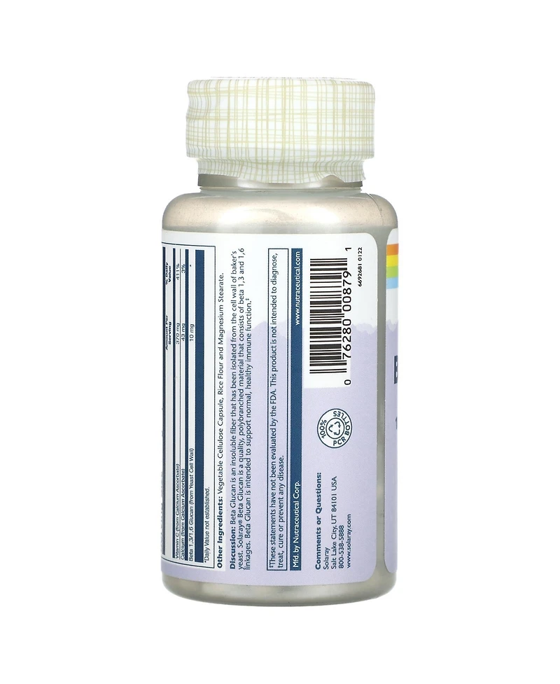 Solaray Beta Glucan with Vitamin C