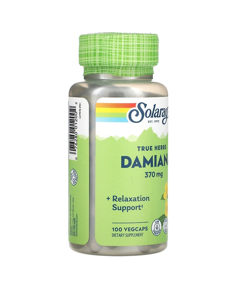 Solaray True Herbs Damiana 370 mg