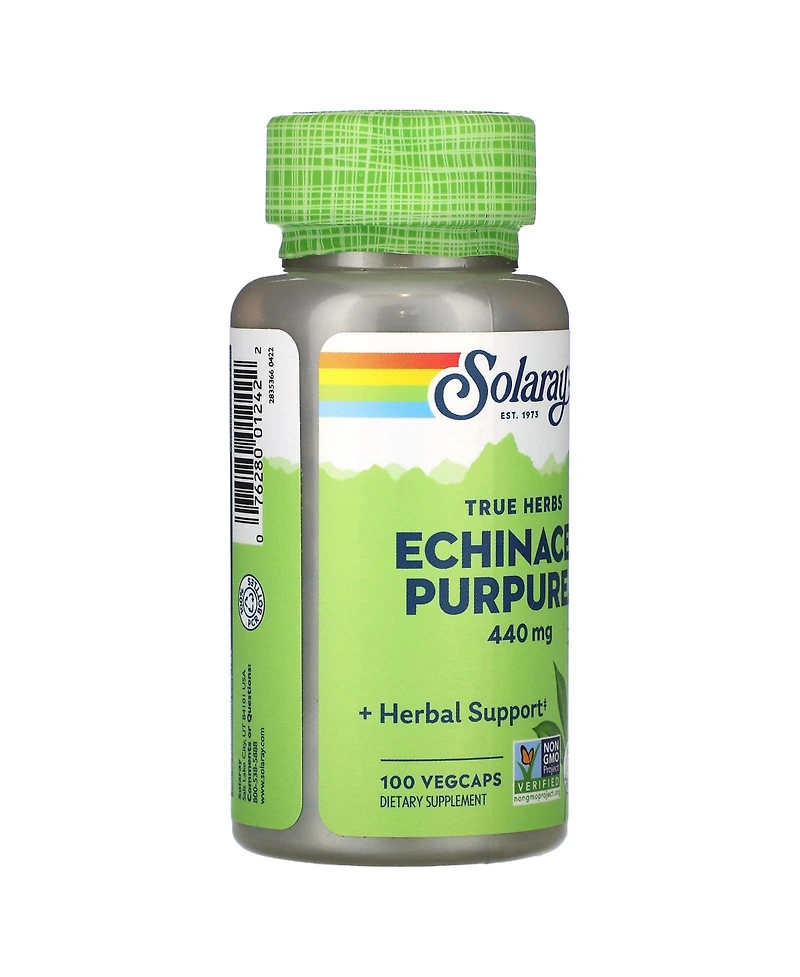 Solaray True Herbs Echinacea Purpurea 440 mg