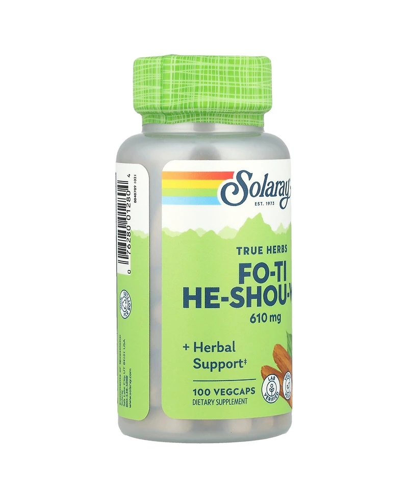 Solaray True Herbs Fo-Ti He-Shou-Wu 610 mg - 100 VegCaps