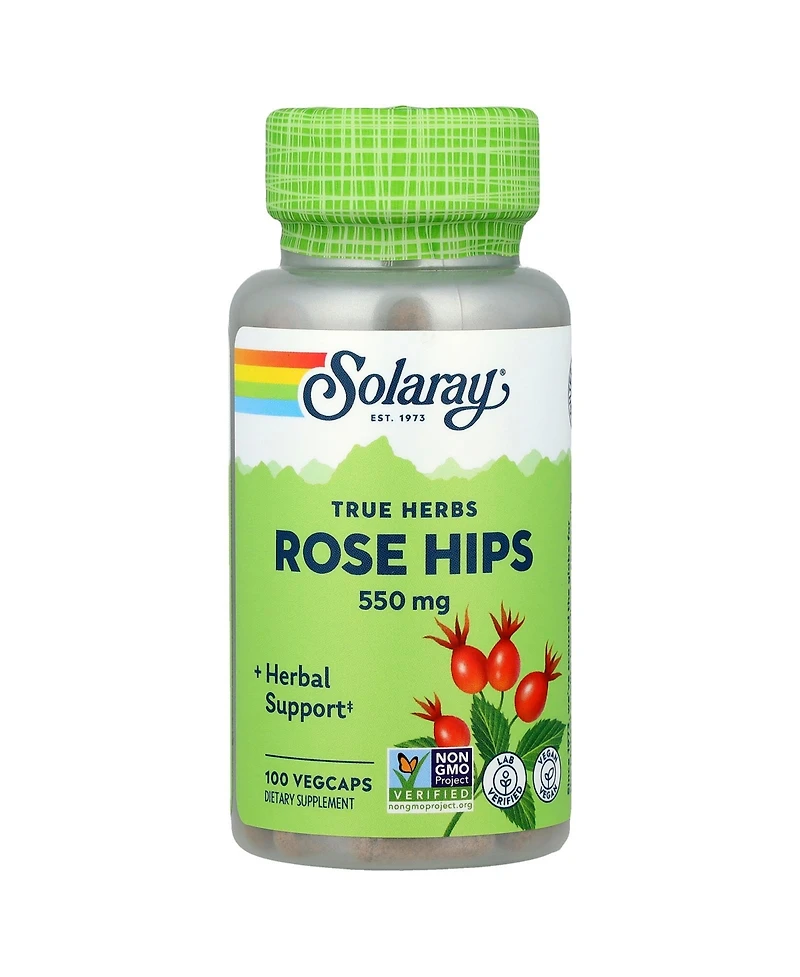 Solaray True Herbs Rose Hips 550 mg