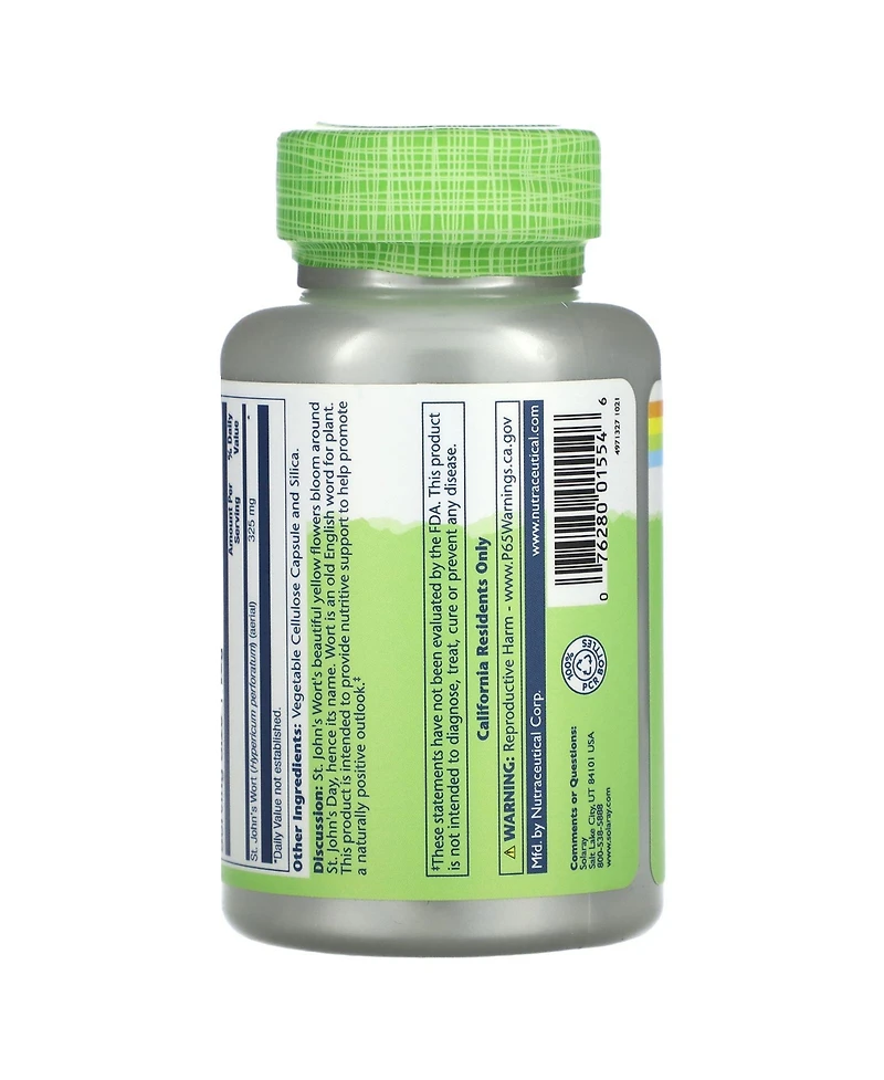 Solaray True Herbs St. John's Wort 325 mg
