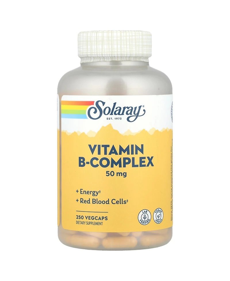 Solaray Vitamin B-Complex 50 mg - 250 VegCaps