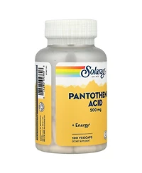 Solaray Pantothenic Acid - 100 VegCaps