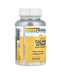Solaray Cal-Mag Citrate with Vitamin D-2