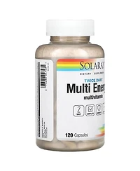 Solaray Twice Daily Multi Energy Multivitamin - 120 Capsules