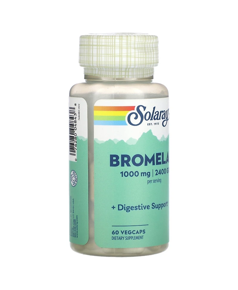 Solaray Bromelain 60 VegCaps (500 mg 1