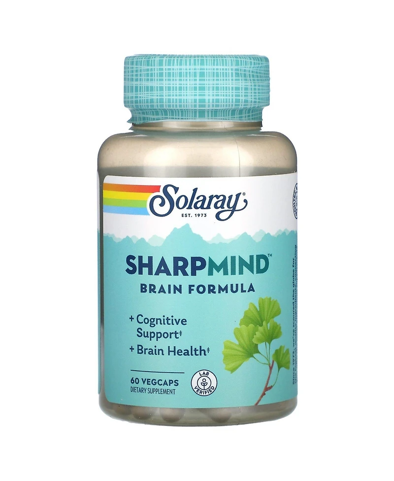 Solaray SharpMind Brain Formula - 60 VegCaps