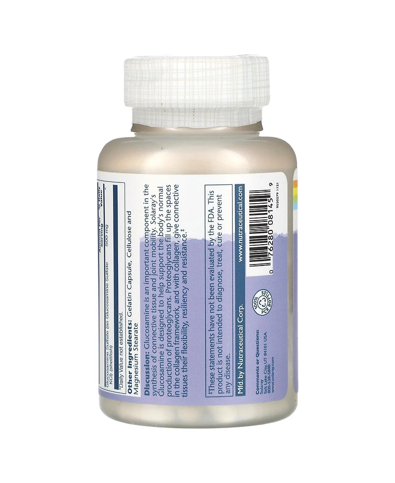 Solaray Glucosamine Sulfate 500 mg