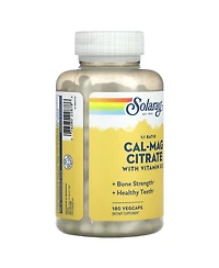 Solaray Cal-Mag Citrate with Vitamin D-2 1:1 Ratio