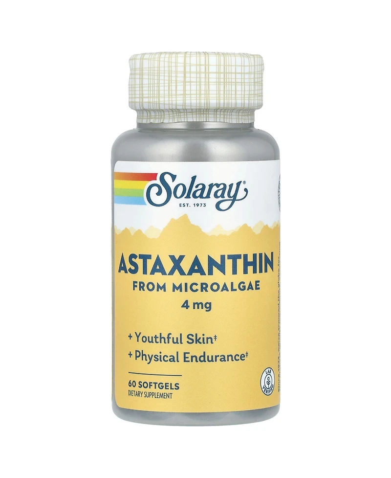 Solaray Astaxanthin 4 mg - 60 Softgels
