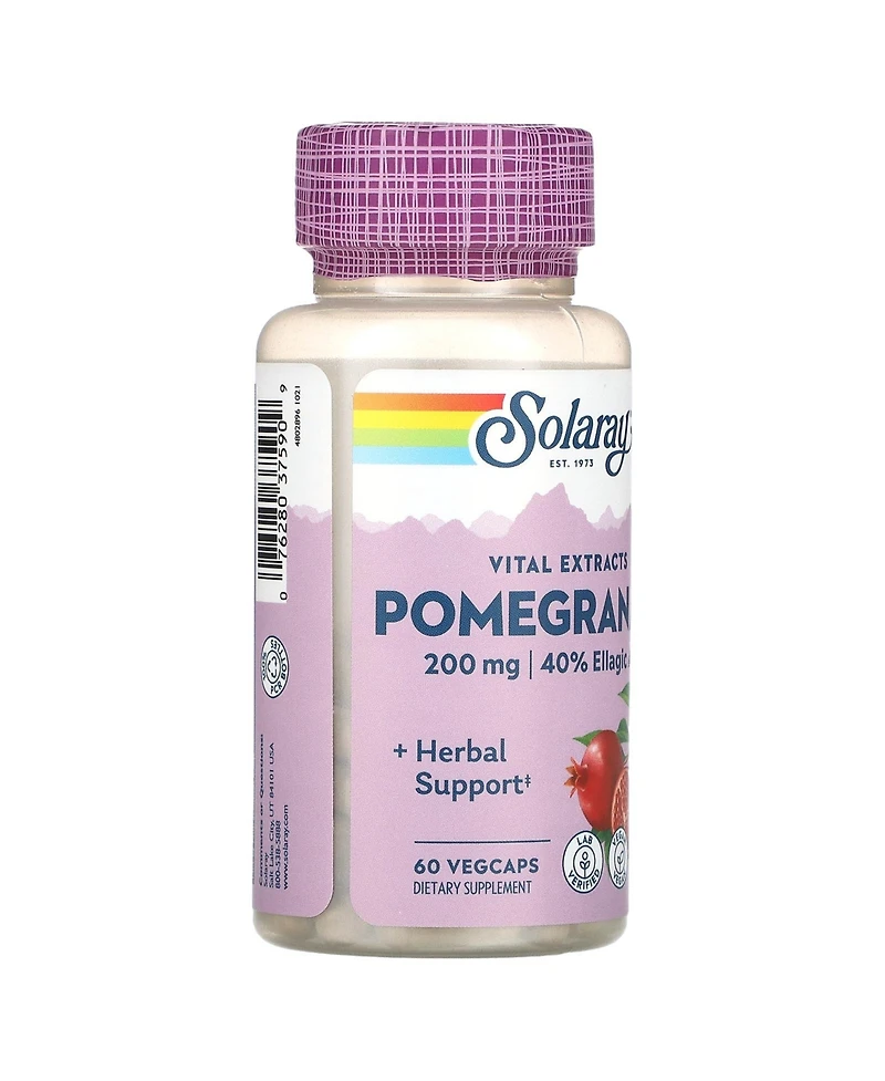 Solaray Vital Extracts Pomegranate - 60 VegCaps