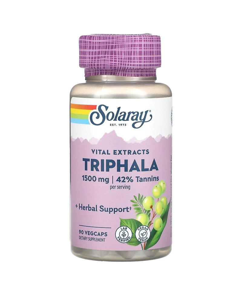 Solaray Vital Extract Triphala - 90 VegCaps