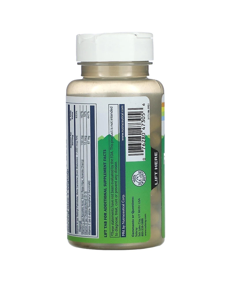 Solaray Once Daily High Energy Multivitamin Iron Free