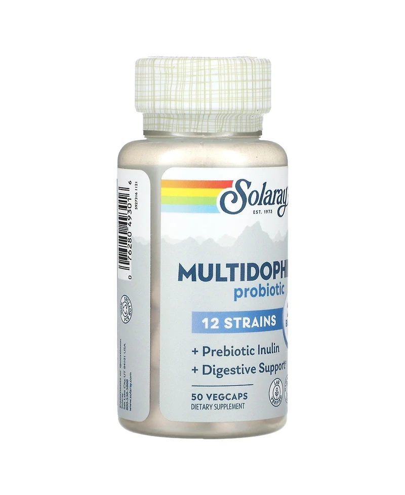 Solaray Multidophilus Probiotic 20 Billion Cfu - 50 VegCaps