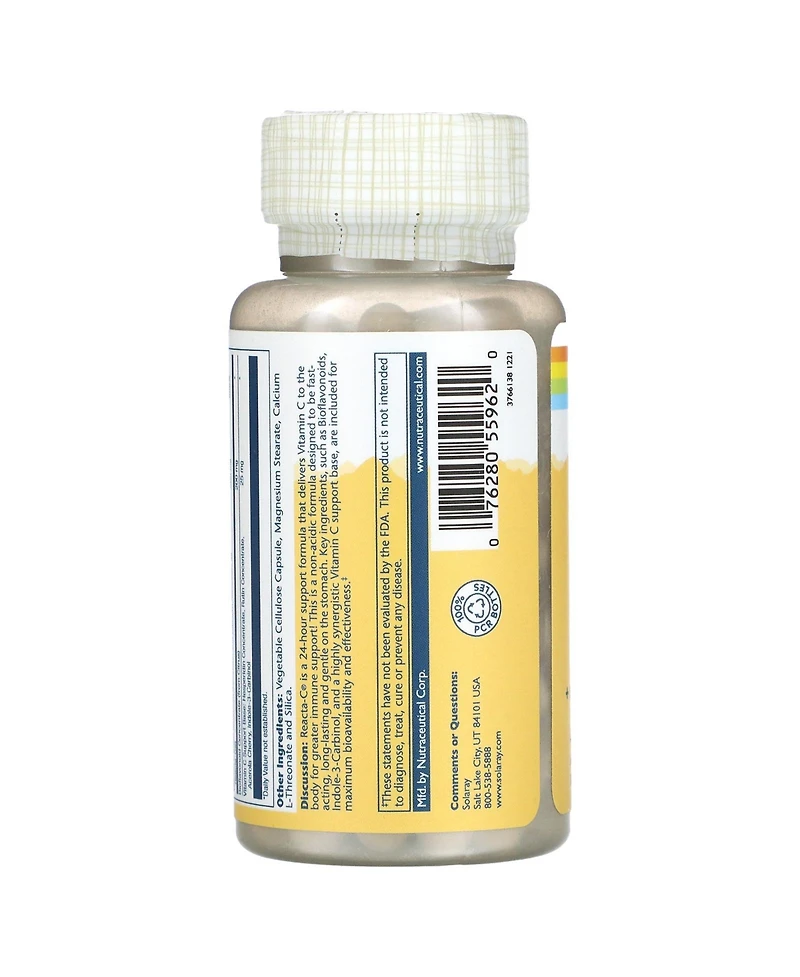 Solaray Reacta-c 500 mg