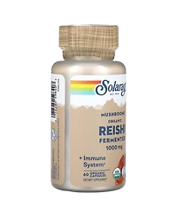 Solaray Fermented Reishi Mushroom - 60 Organic Capsules (500 mg per Capsule)