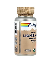 Solaray Organic Lion's Mane Fermented - 60 Organic Capsules (500 mg per Capsule)