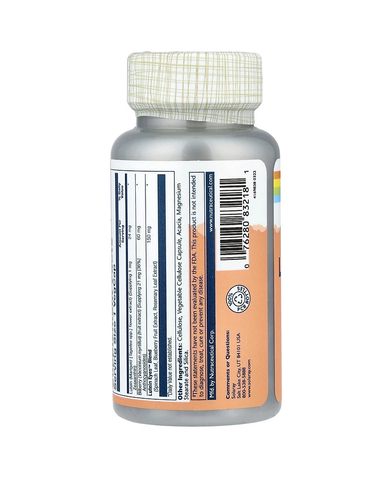 Solaray Advanced Lutein Eyes 24 with Bilberry & Blueberry