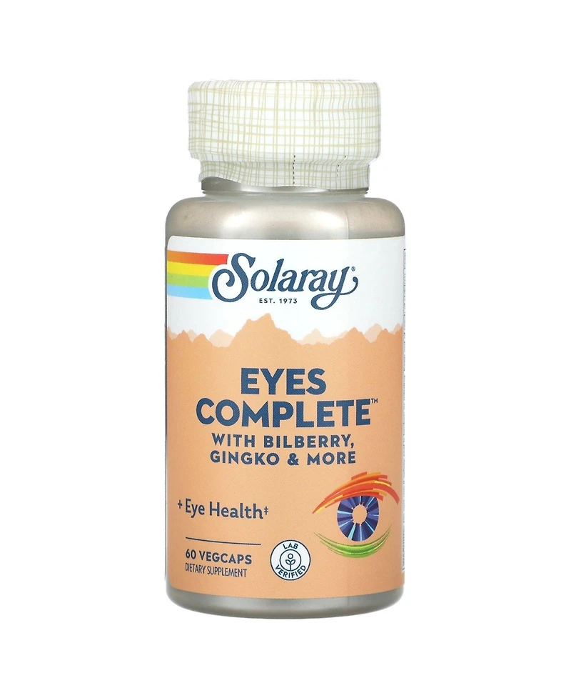 Solaray Eyes Complete With Bilberry Gingko & More