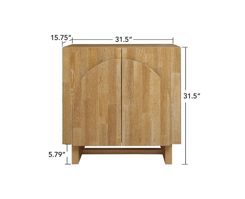 Casainc Storage Cabinet with 2 door