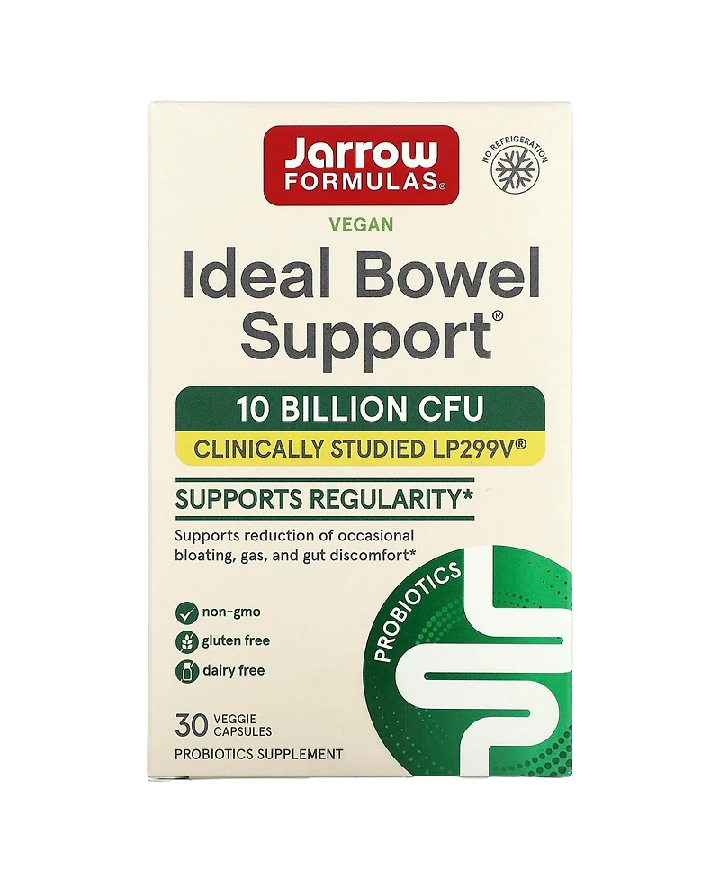 Jarrow Formulas Nutrition Ideal Bowel Support 10 Billion Cfu