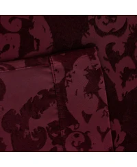 Kate Aurora Living 2 Pack Delaney Room Darkening Damask Print Grommet Curtain - 52 in. W x 84 L