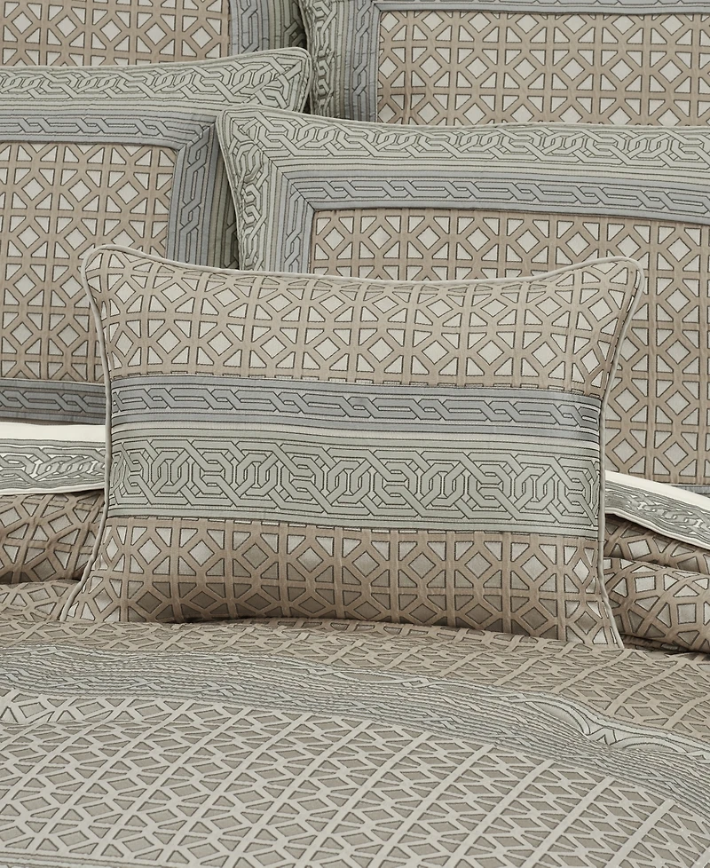 J Queen New York Alaro Boudoir Decorative Pillow, 15" x 20"
