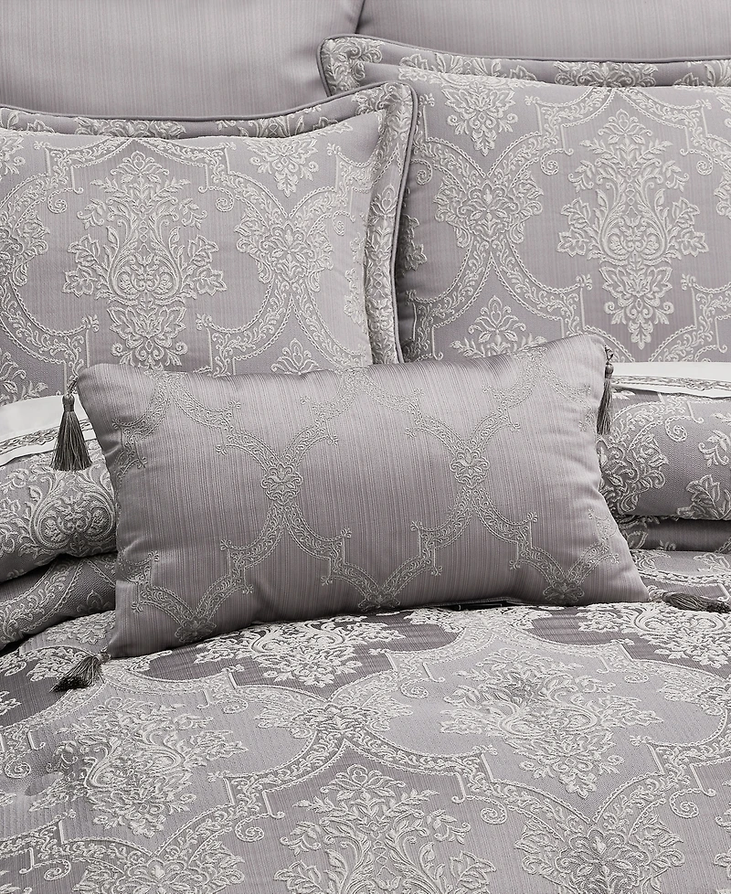 J Queen New York Mary Boudoir Embellished Decorative Pillow, 15" x 21"