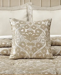 J Queen New York Amaretto Square Decorative Pillow, 20" x 20"