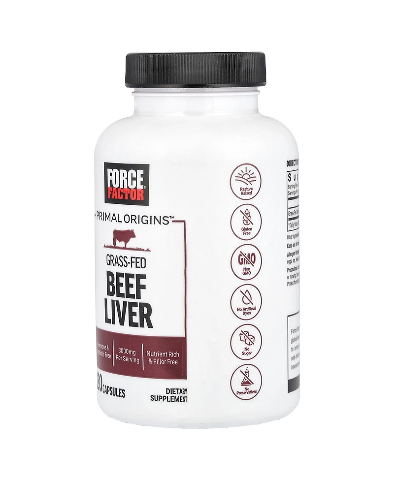 Force Factor Primal Origins Grass-Fed Beef Liver
