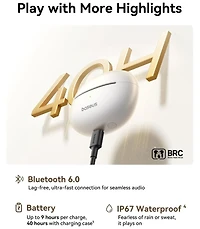 Baseus Bowie MC1 Pro Open Ear Clip-On Headphones, Hi-Res Ldac & HiFi4 Acoustic Sound, 5g Ultra-Lightweight Comfort, SuperBass 2.0