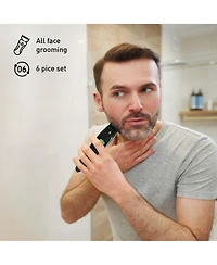Pursonic GroomSmart Trio — Usb Rechargeable Toothbrush, Beard & Body Trimmer, and Nose & Ear Trimmer for Complete Grooming