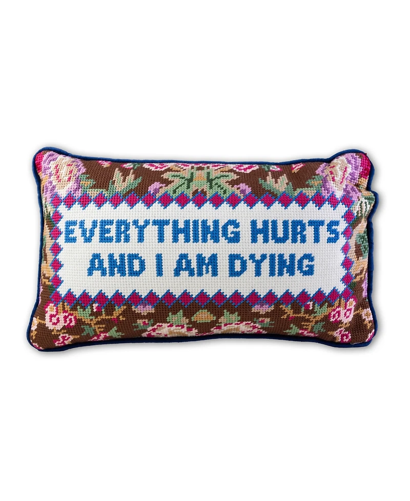 Furbish Studio Needlepoint Pillow